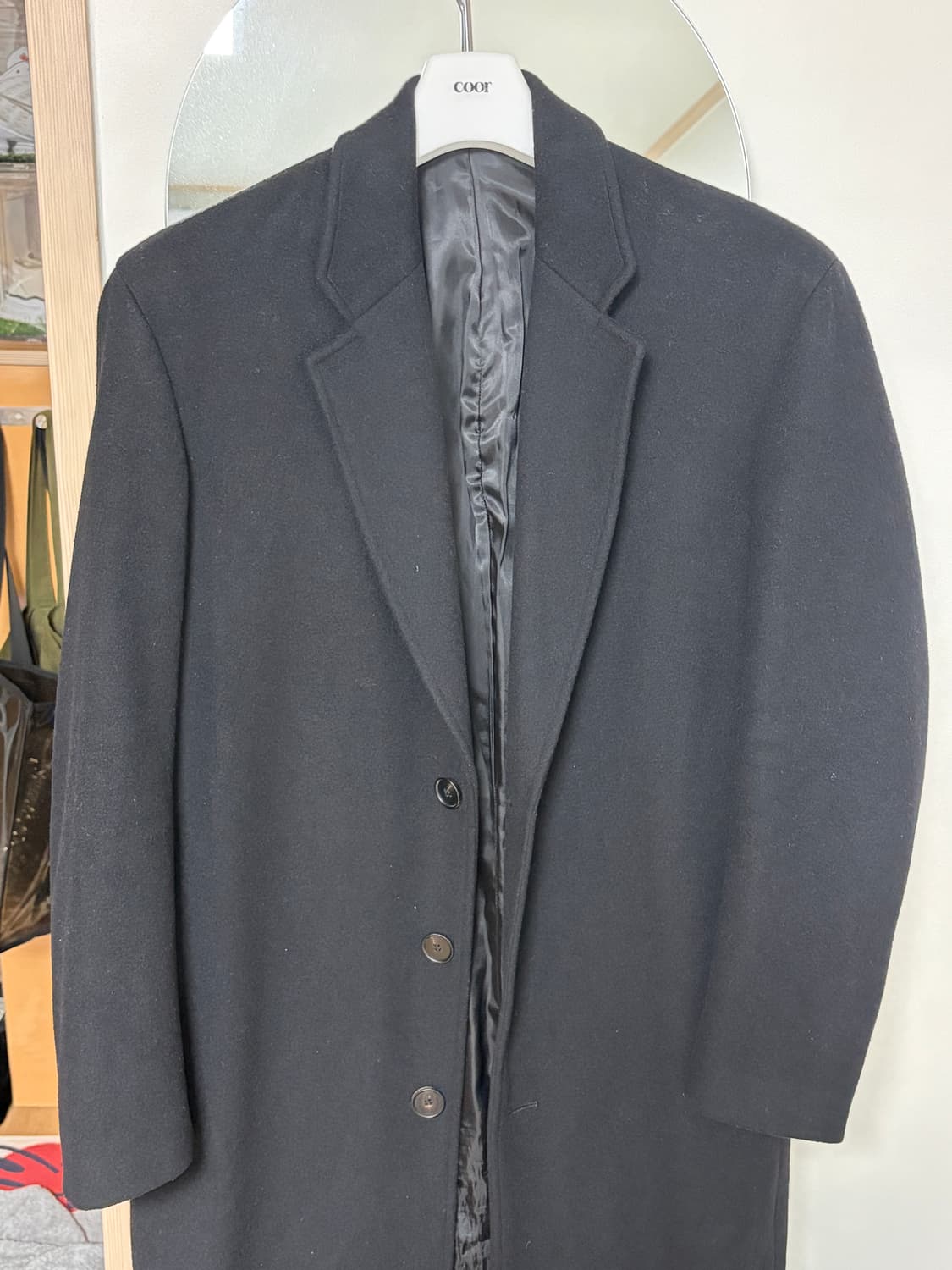 비바스튜디오 롱코트 블랙 빈티지 상품이미지3