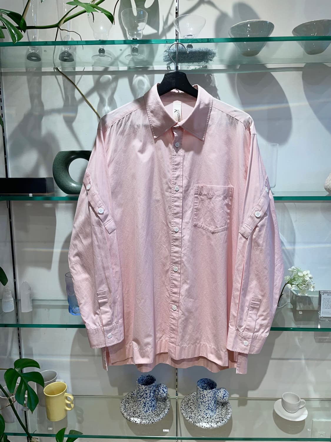 요지야마모토 ground y back open shirt 상품이미지1