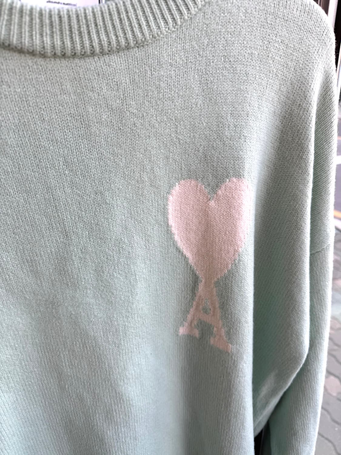 .S/ 아미 빅로고 하트 스웻 니트 상품이미지5