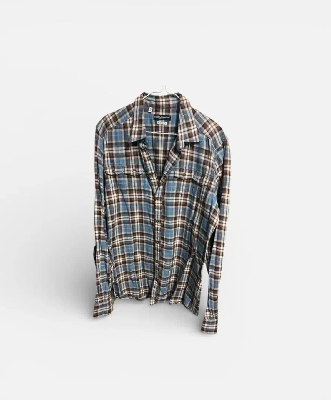 돌체엔가바나 체크셔츠 상품이미지1