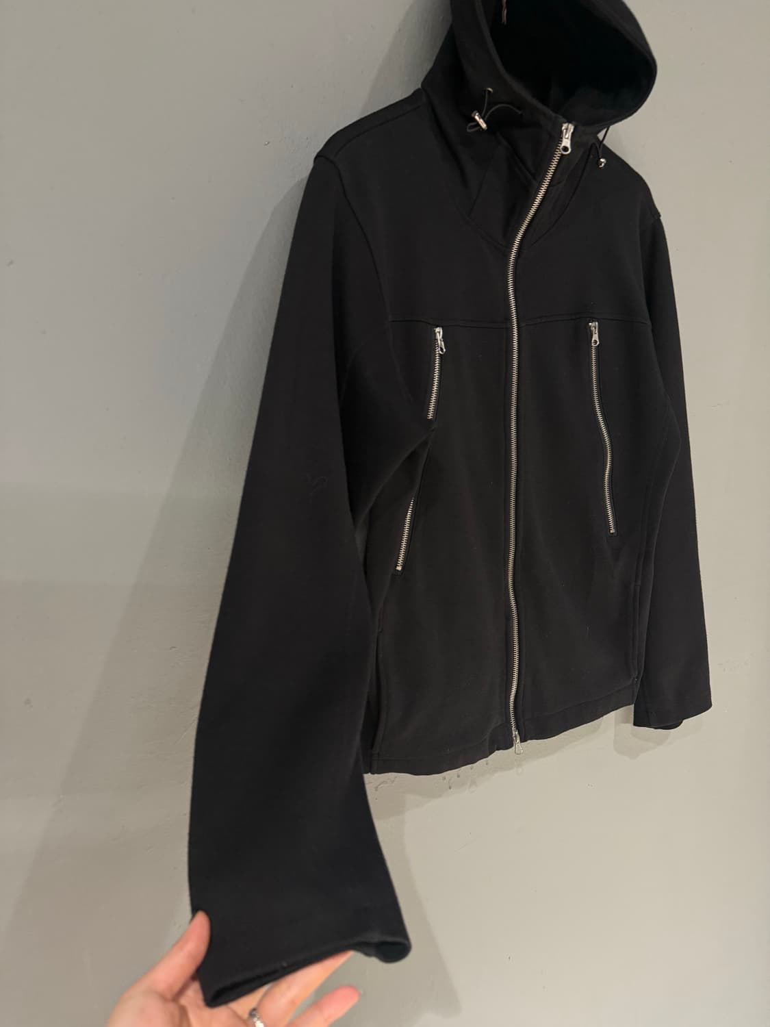zipper line point high-neck hood zip-up 상품이미지8
