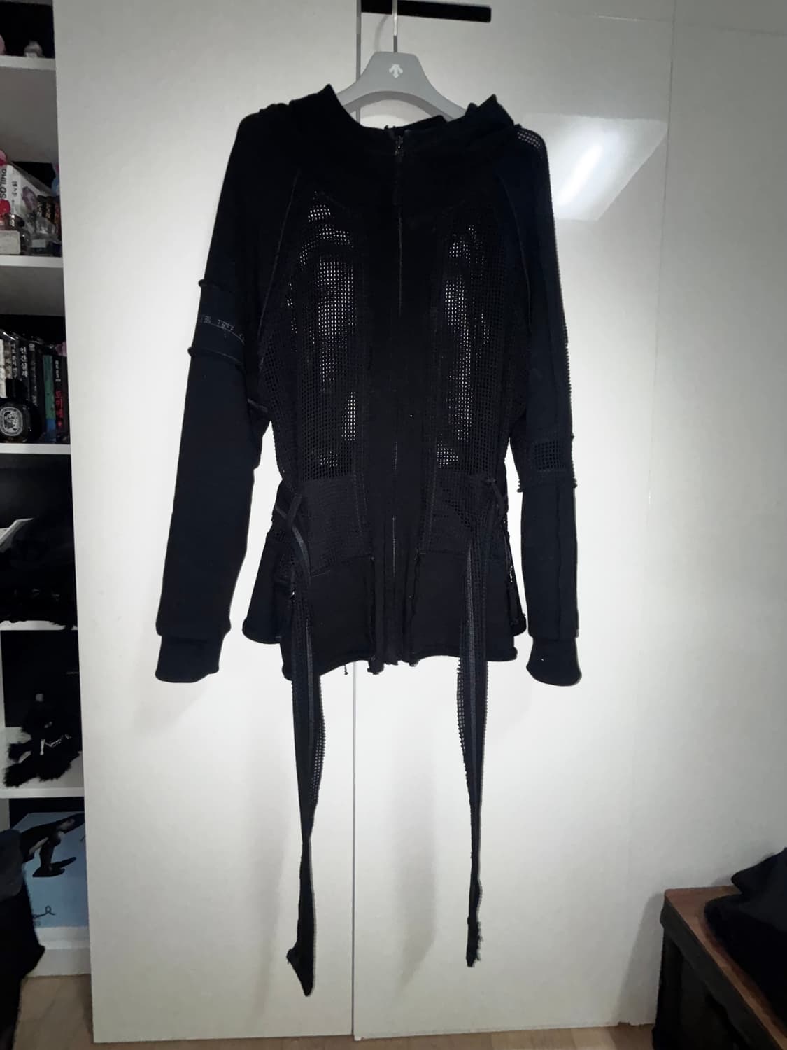 Aesynctx 에이시네틱스 HALF-NET ZIP Hoodie 후드집업 상품이미지4