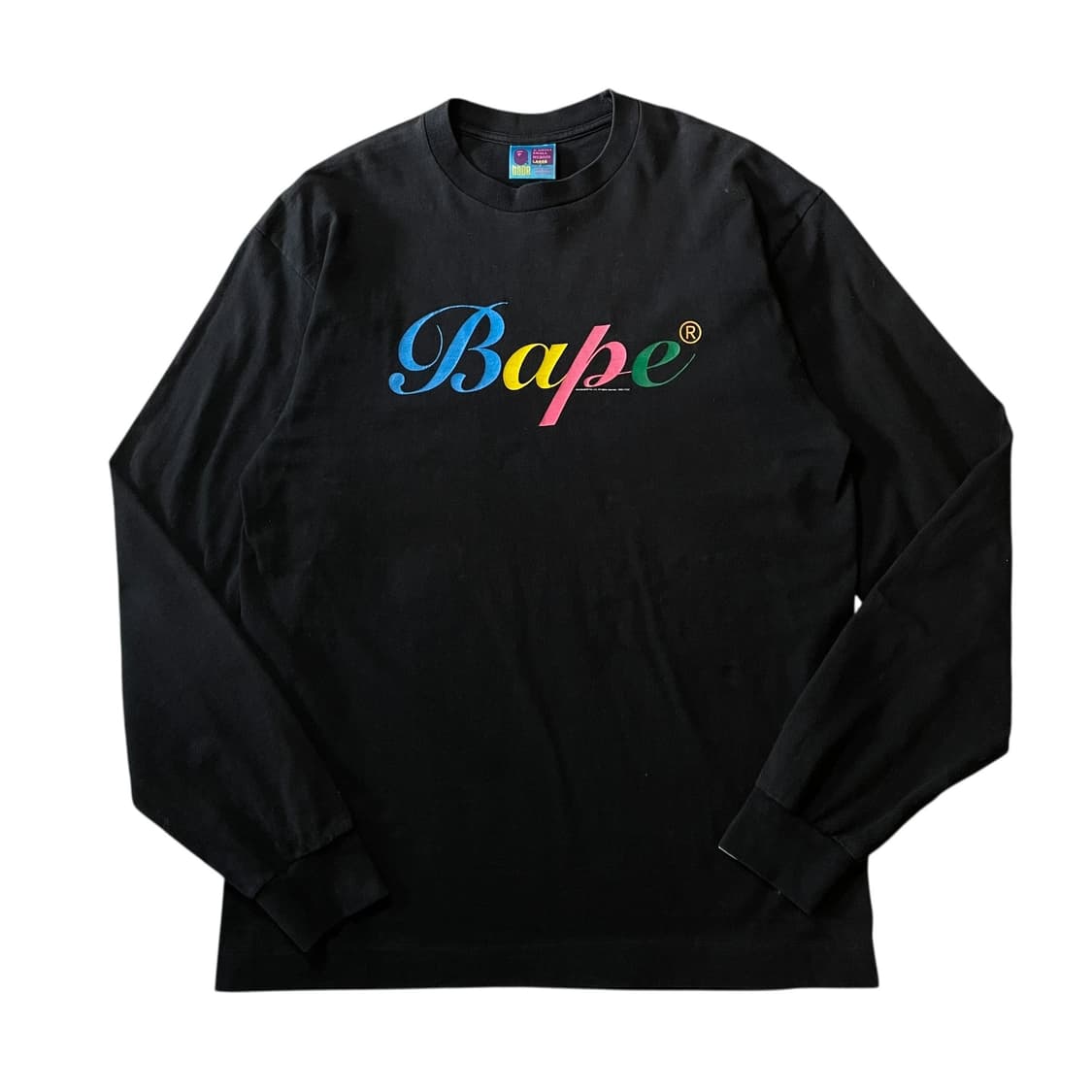 베이프 빅로고 롱슬리브 티셔츠 상품이미지1