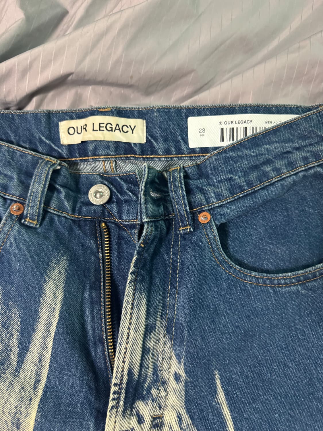 아워레가시 익스텐디드 써드컷 글래스 블리치 데님 상품이미지3