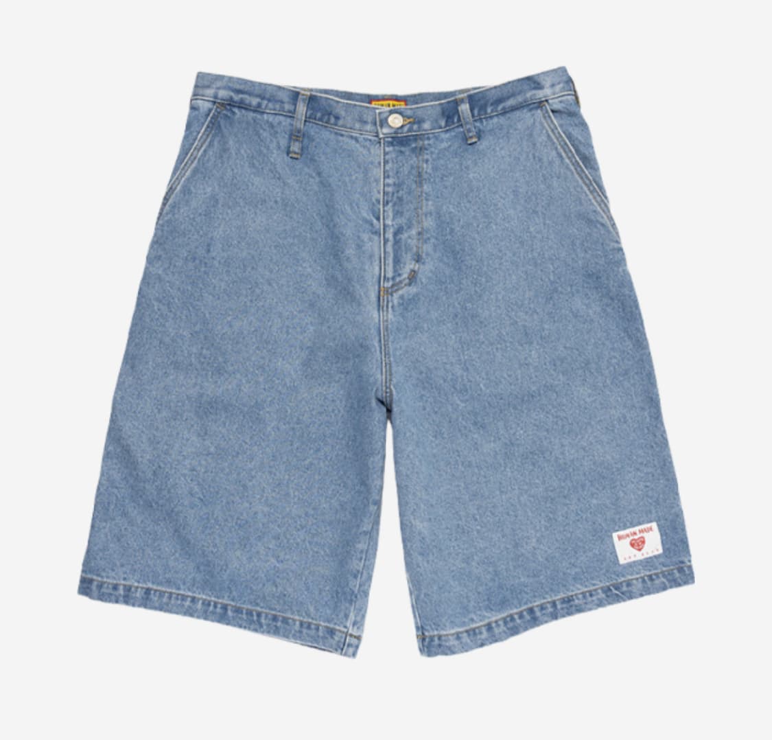 휴먼메이드 DENIM PAINTER SHORTS(xl) 상품이미지1
