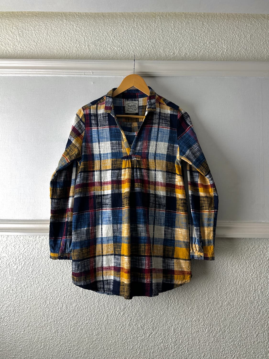 Brightehk 멀티 컬러 체크 셔츠 상품이미지6