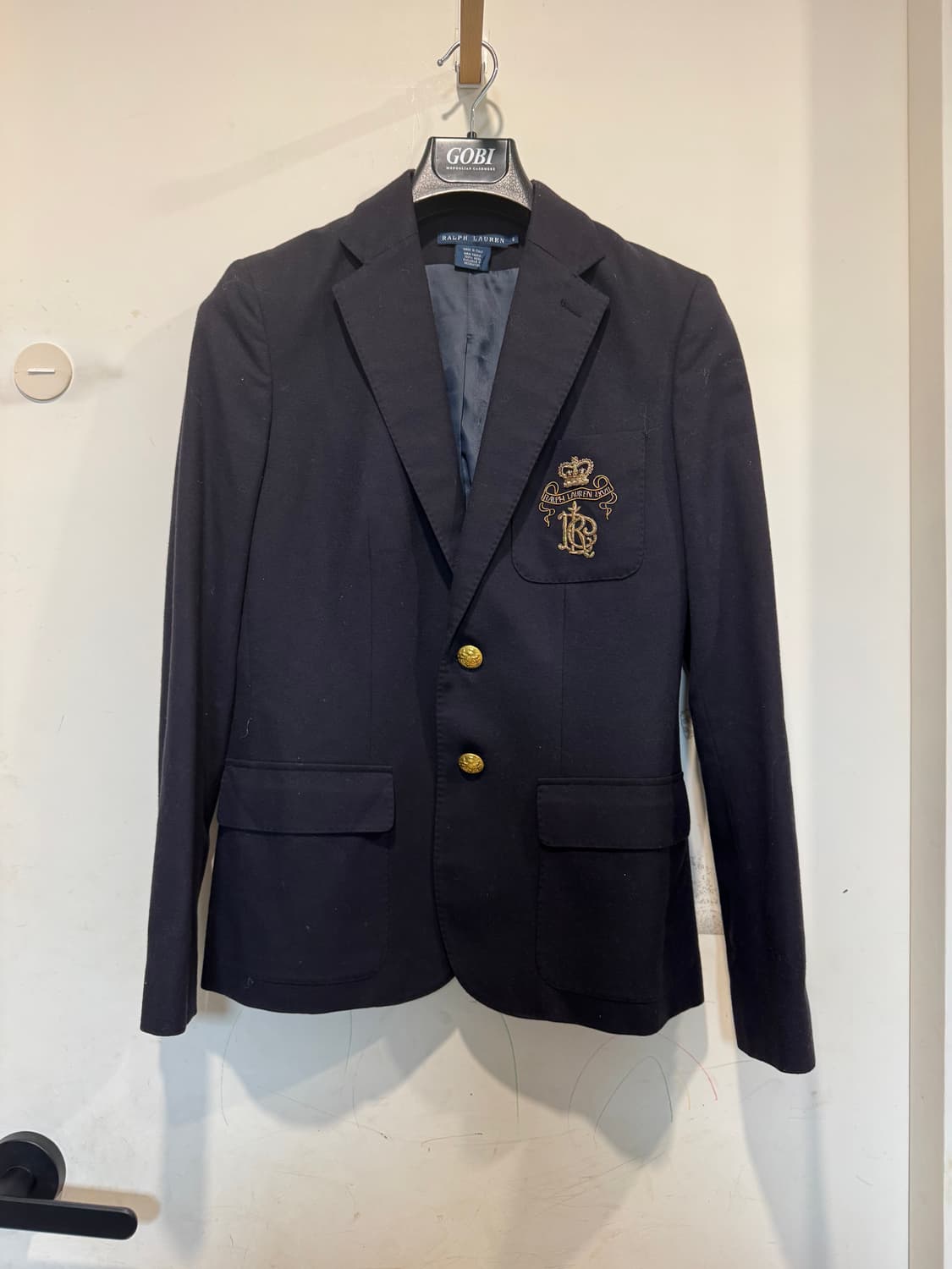 폴로랄프로렌 금장 단추 자수 블레이저 상품이미지1
