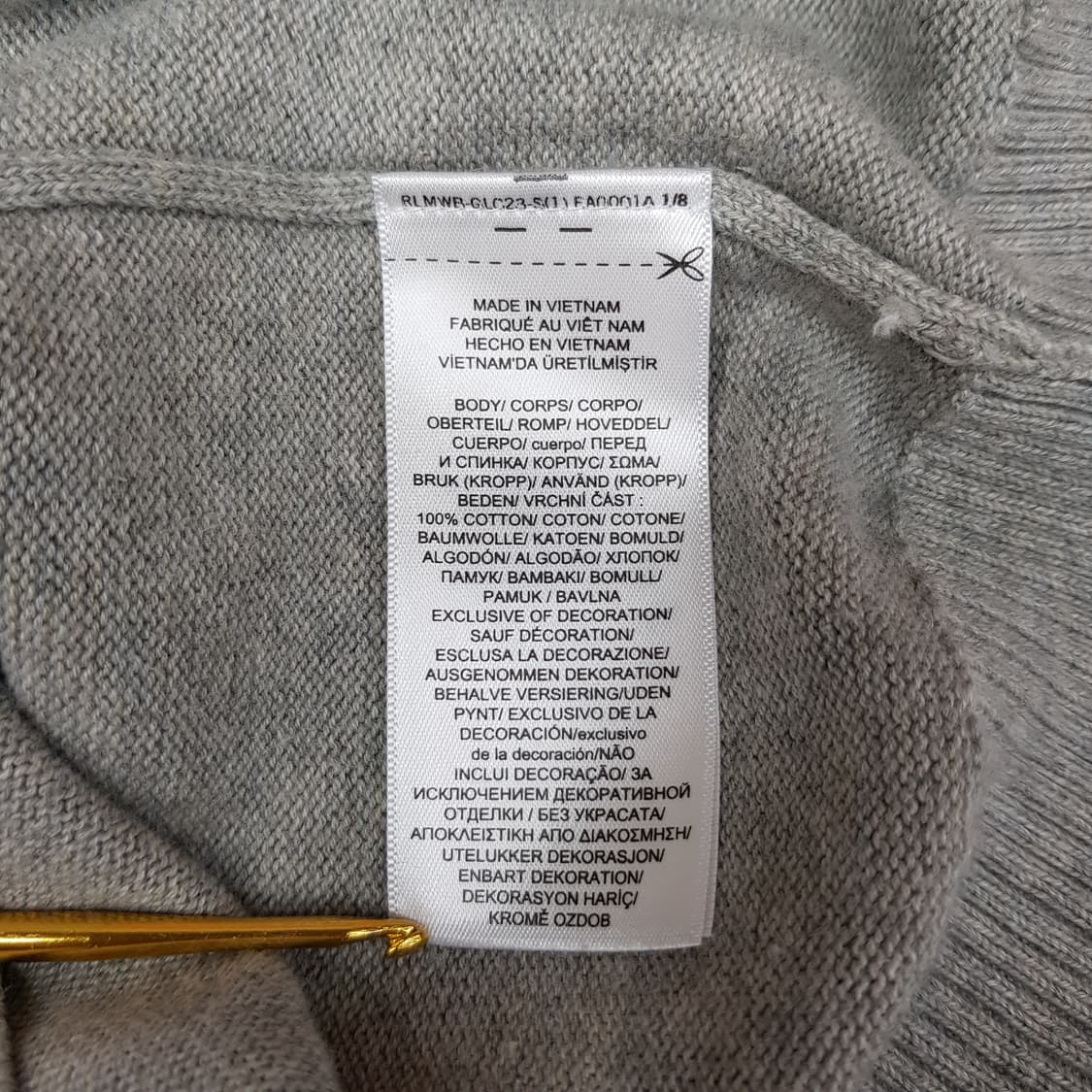 폴로 랄프로렌  코튼 브이넥 버튼 가디건 보이즈 XL사이즈 상품이미지7