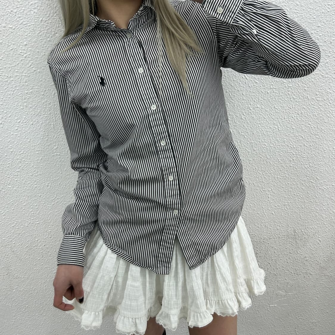 폴로 랄프로렌 블랙포니 블랙 단가라 셔츠 2 상품이미지1