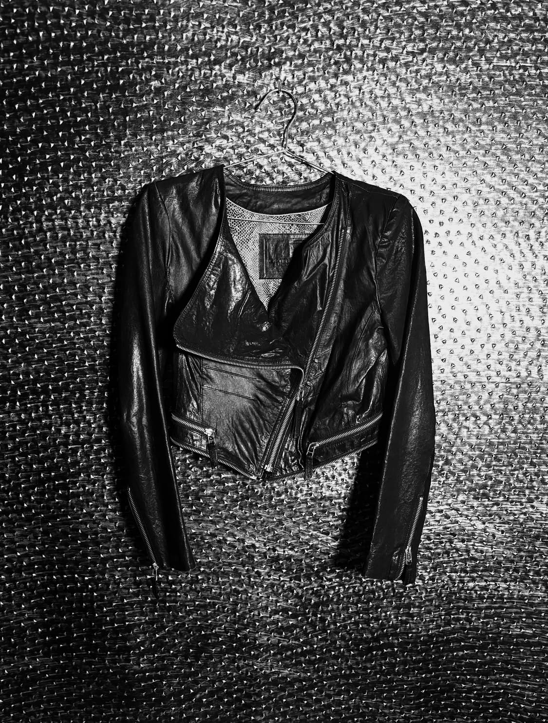 G.ATTIUDE 크롭 라이더자켓 상품이미지1