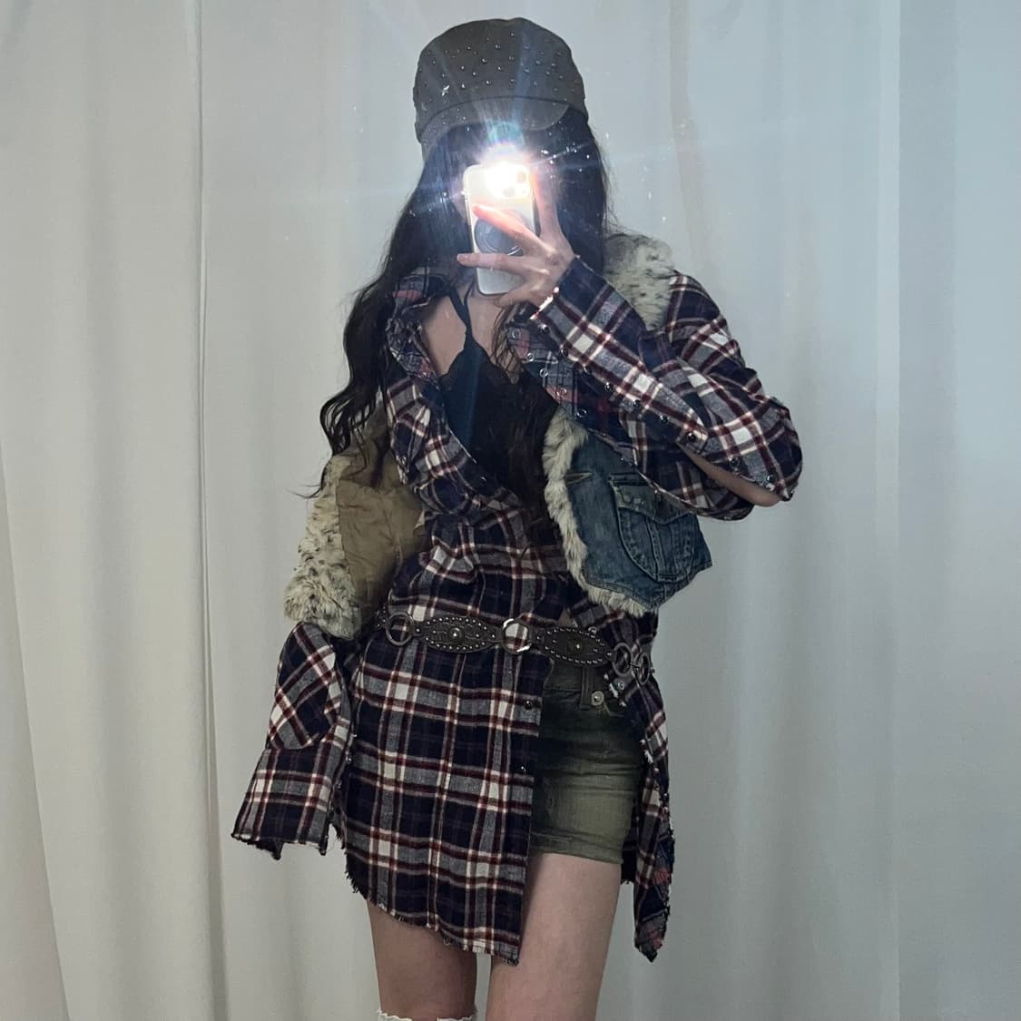 LGB 체크 셔츠 상품이미지3