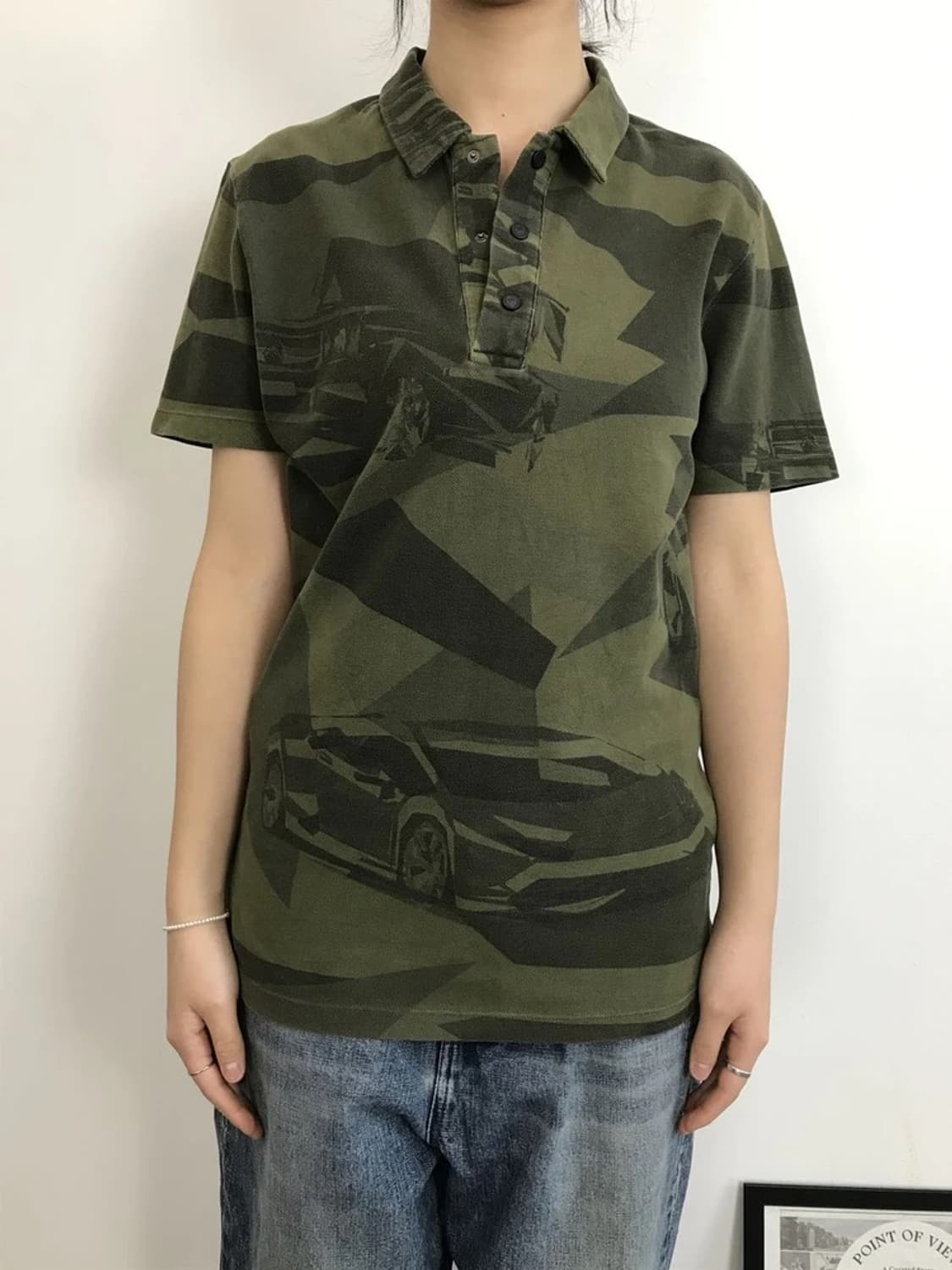 Hydrogen Camo Graphic Polo Shirt 상품이미지3