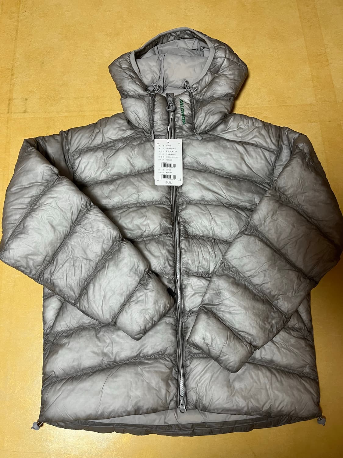 살로몬 유니크로스 인슐레이션자켓 라이트그레이 새상품 팝니다. 상품이미지1