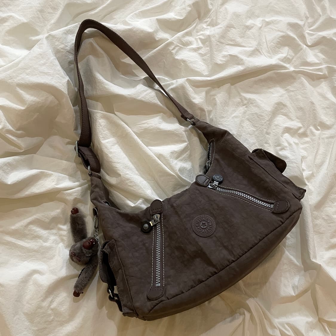 Kipling 키플링 숄더백 브라운 모리걸 y2k 상품이미지1