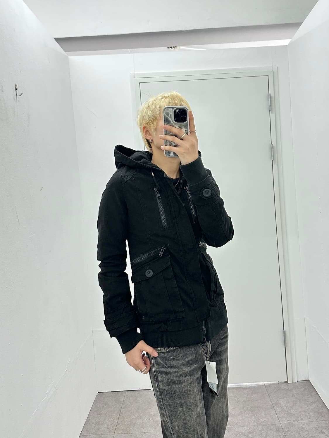 Angelina multi pocket 2 way bono jacket 상품이미지3