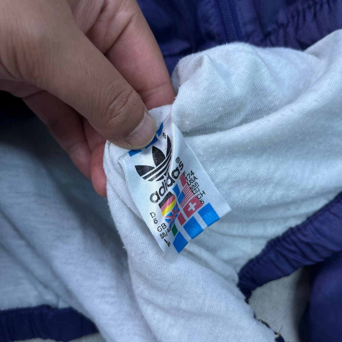 100 아디다스 90s 올드스쿨 바람막이 자켓 상품이미지7