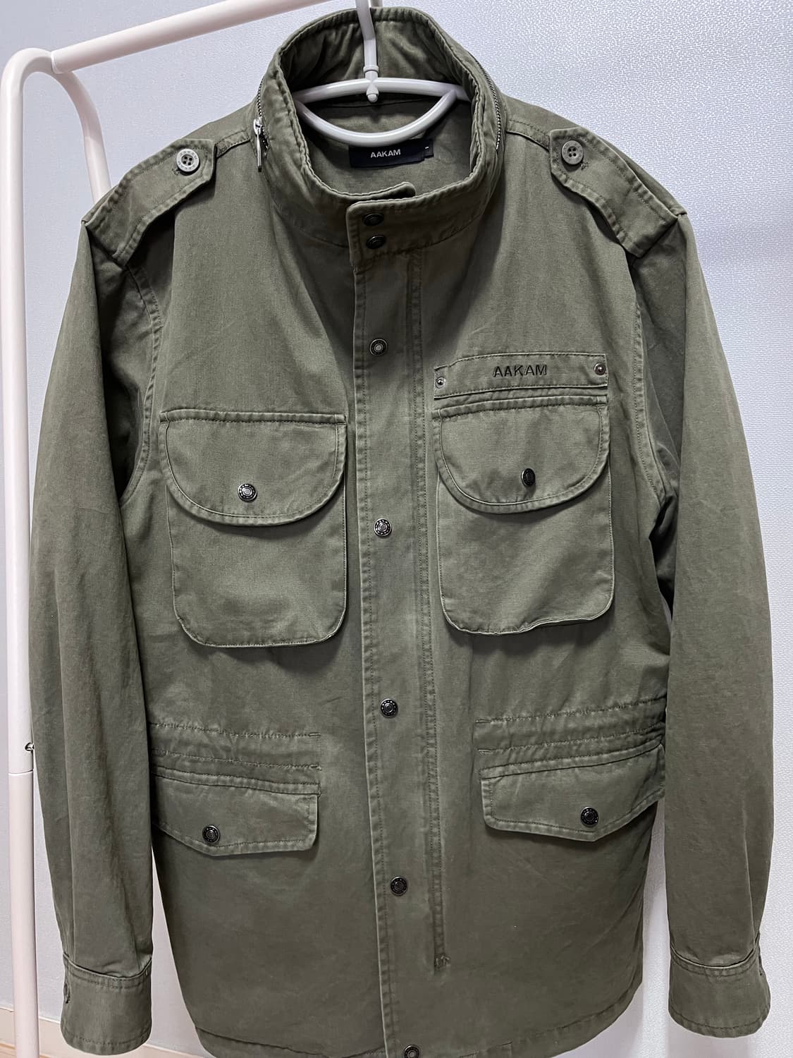 Washed Field Jacket (Khaki) 1사이즈 상품이미지2