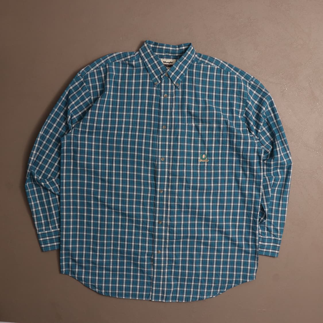 90's 랭글러 체크 워크셔츠 A1569 상품이미지1