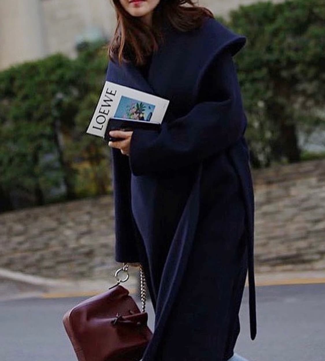 콜리로뜨 울 캐시미어 케이프 롱코트 (55) 상품이미지4