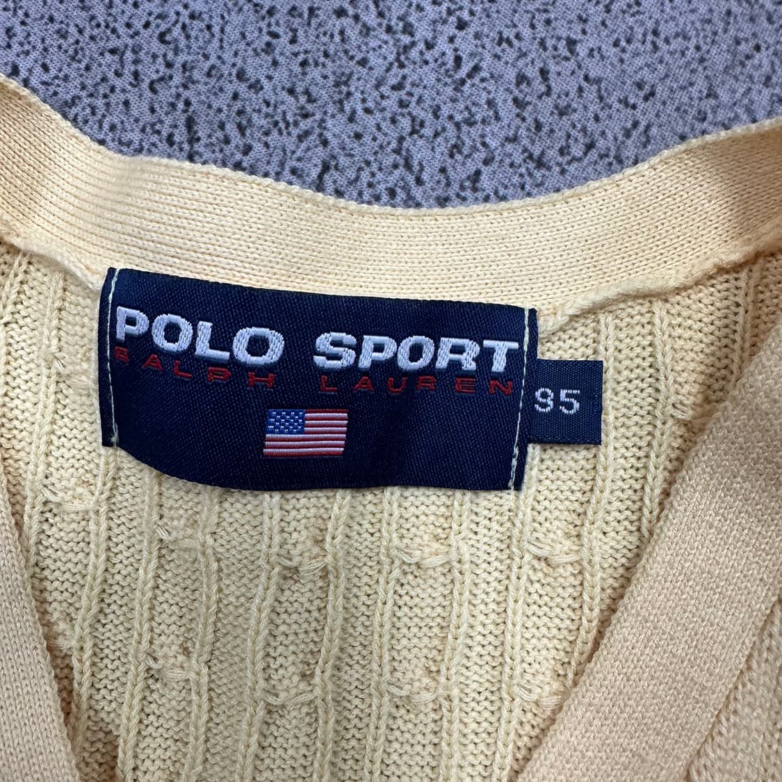 ✨ (바배) 폴로 랄프로렌 스포츠 꽈배기 니트 조끼 베스트  상품이미지4