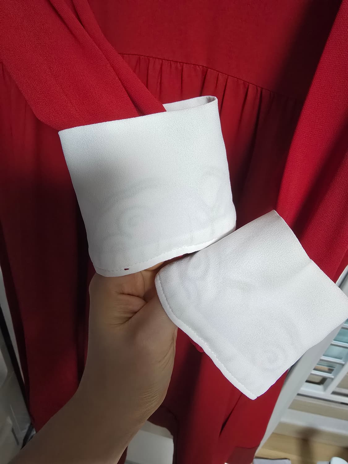 생활한복 하플리 레드 단청원피스L 상품이미지5