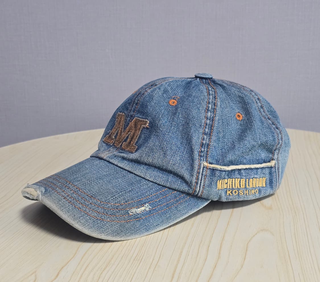 미치코 코시노 런던 빈티지 데님 볼캡 상품이미지1