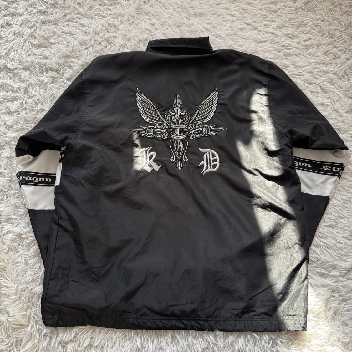 KINGDRAGON 일본빈티지 오리엔탈바람막이 y2k바람막이 XXL110 상품이미지3