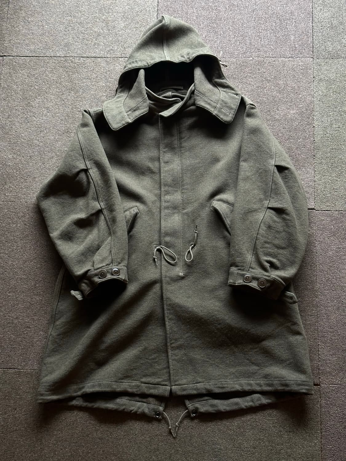 [2] Comoli WCP 후디드 코트 파카 상품이미지4