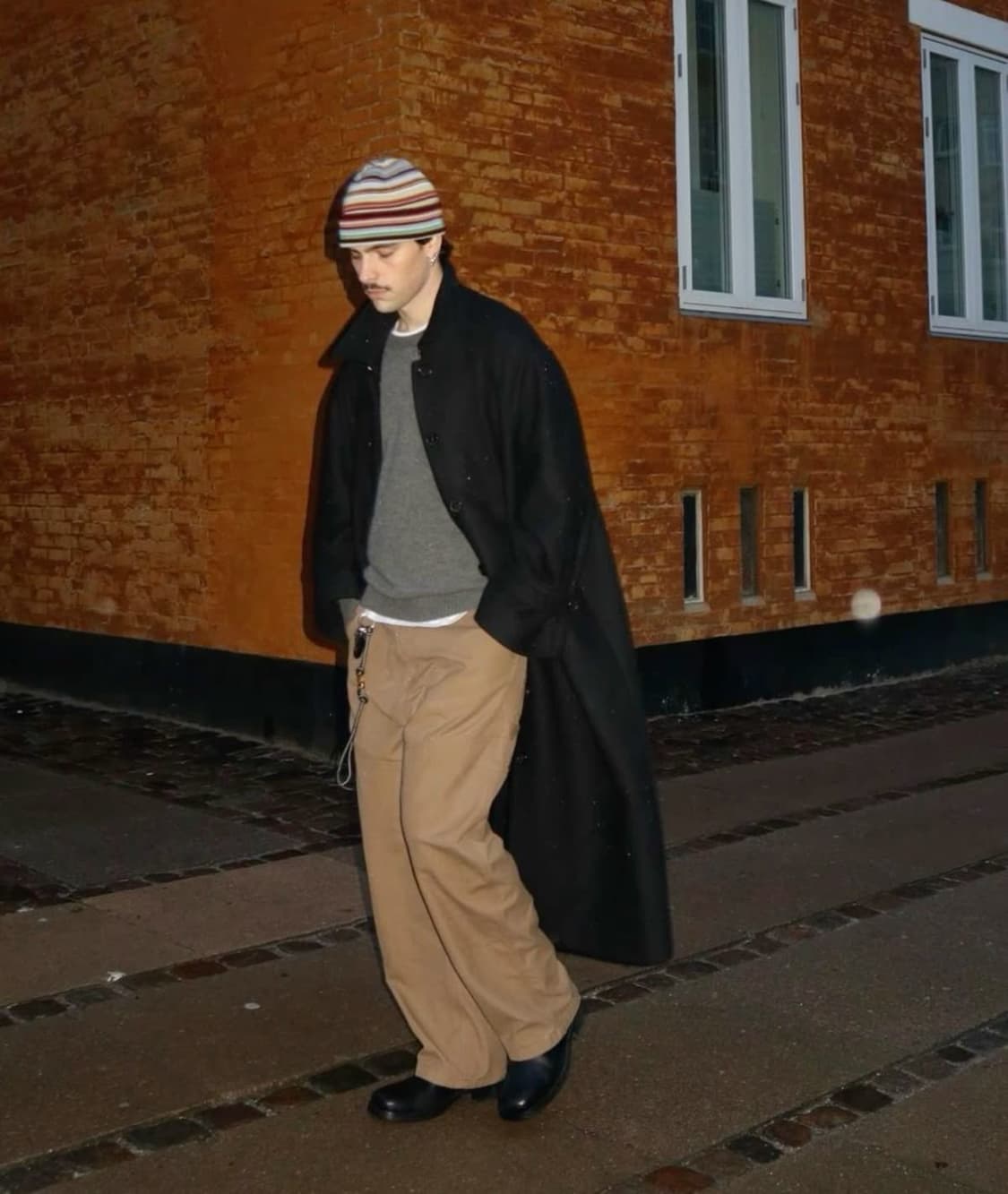 00’s 아르마니 캐시미어 코트 빈티지 발마칸 코트 상품이미지9