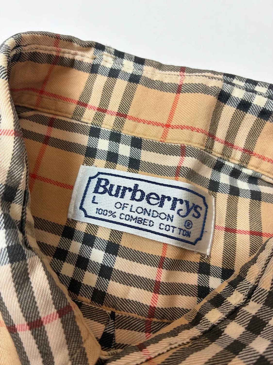 버버리 90's 노바체크 시그니처 셔츠 PN8792 상품이미지8
