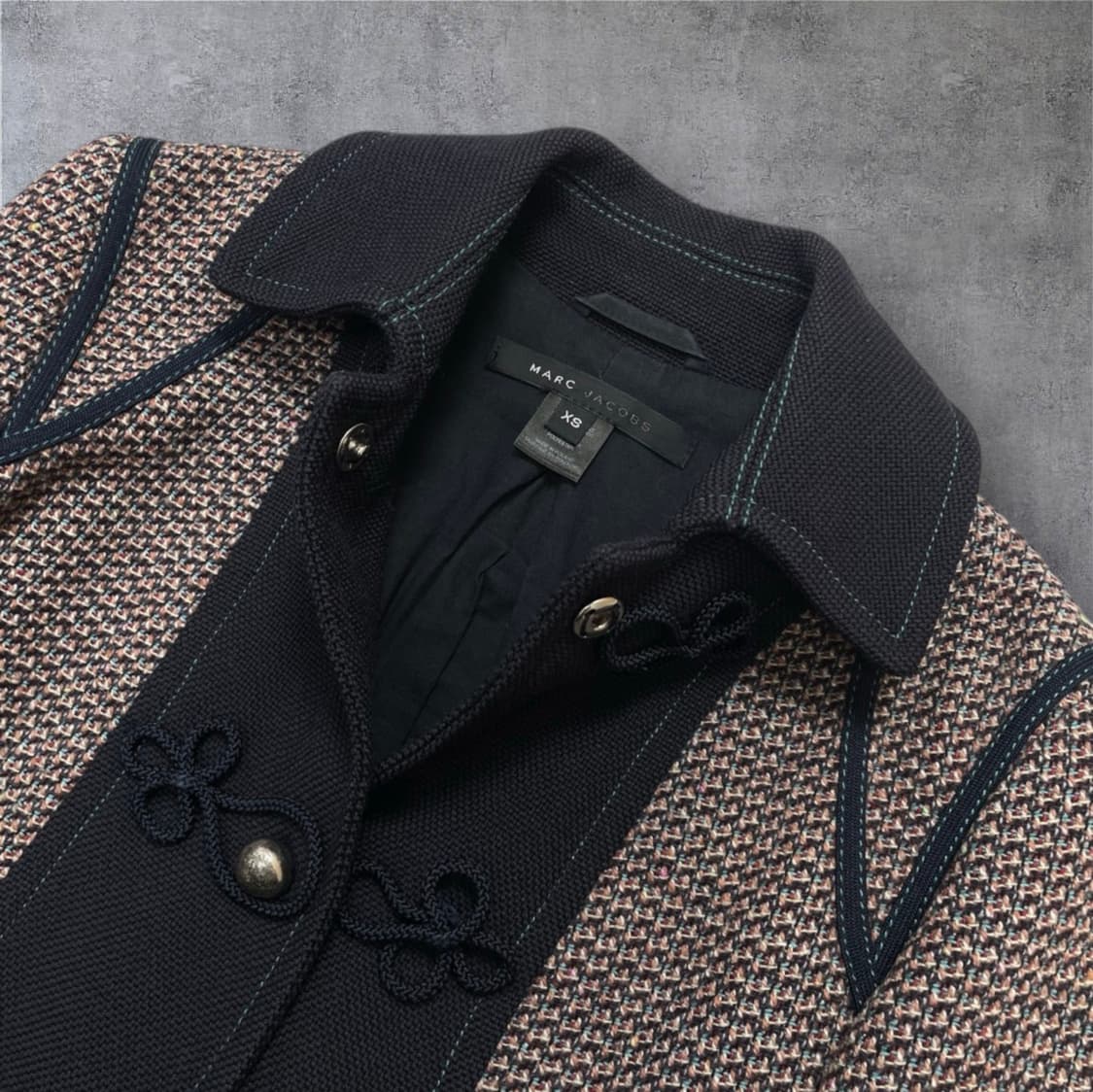 마크제이콥스 Marc Jacobs 트위드 배색 크롭 자켓 XS 상품이미지3