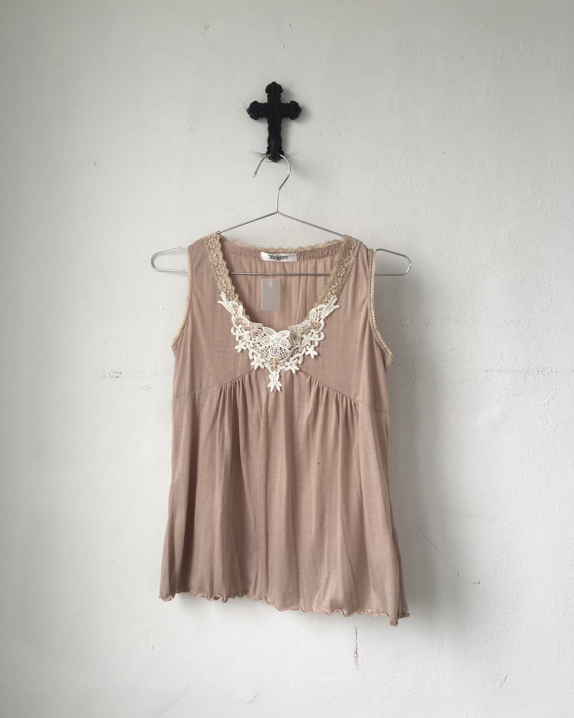 lace point sleeveless 상품이미지2