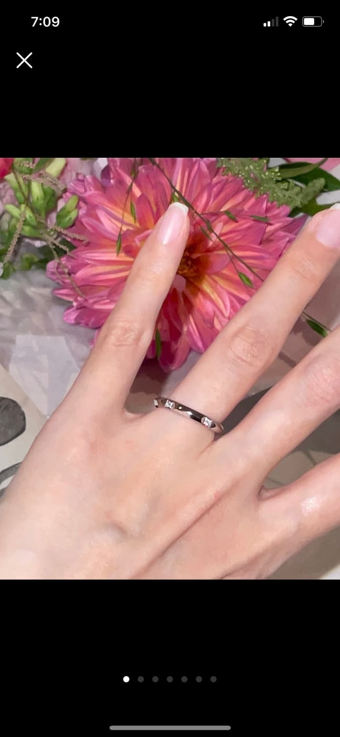 티파니 트루 밴드링 플래티늄 상품이미지1