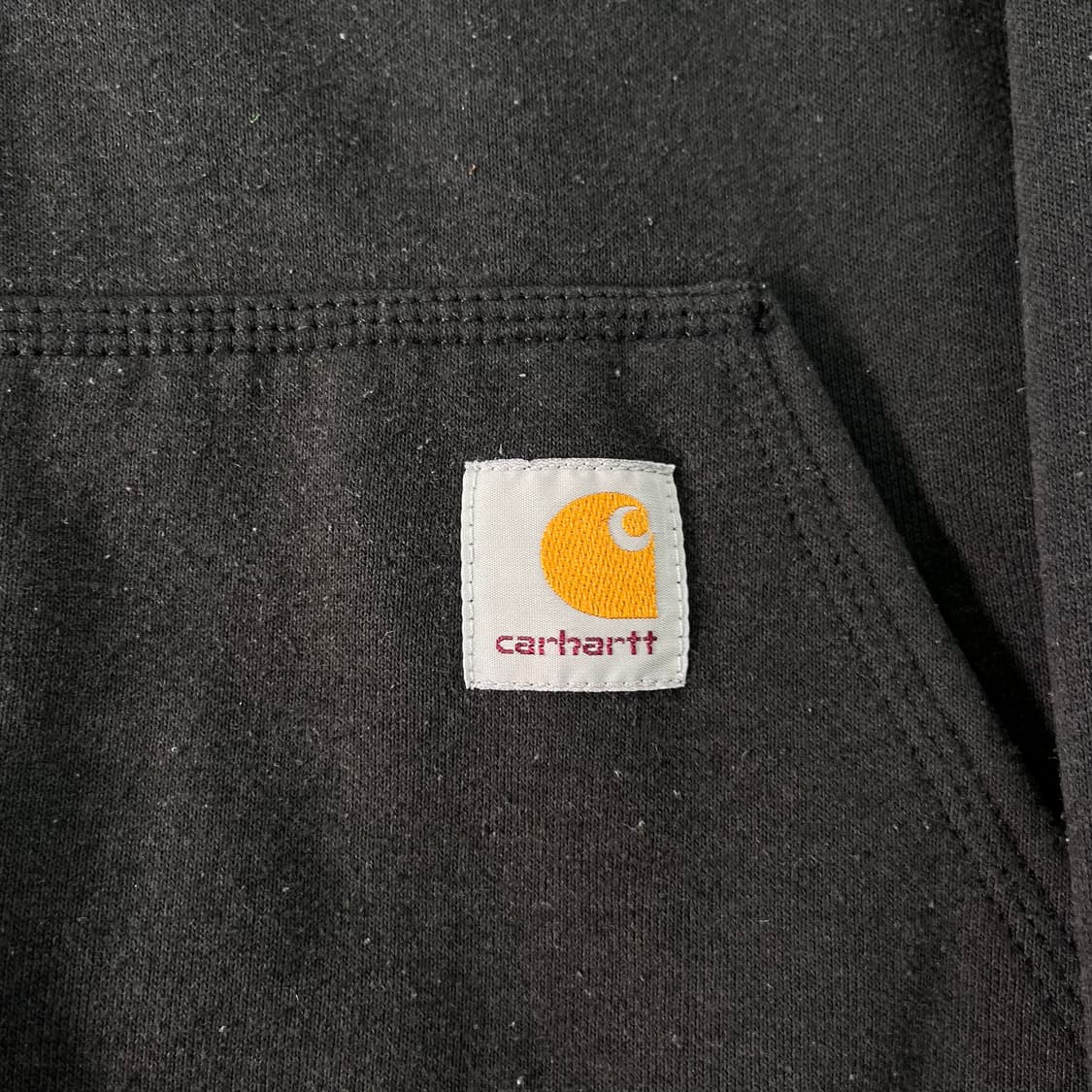 100 칼하트 블랙 후드집업 상품이미지3