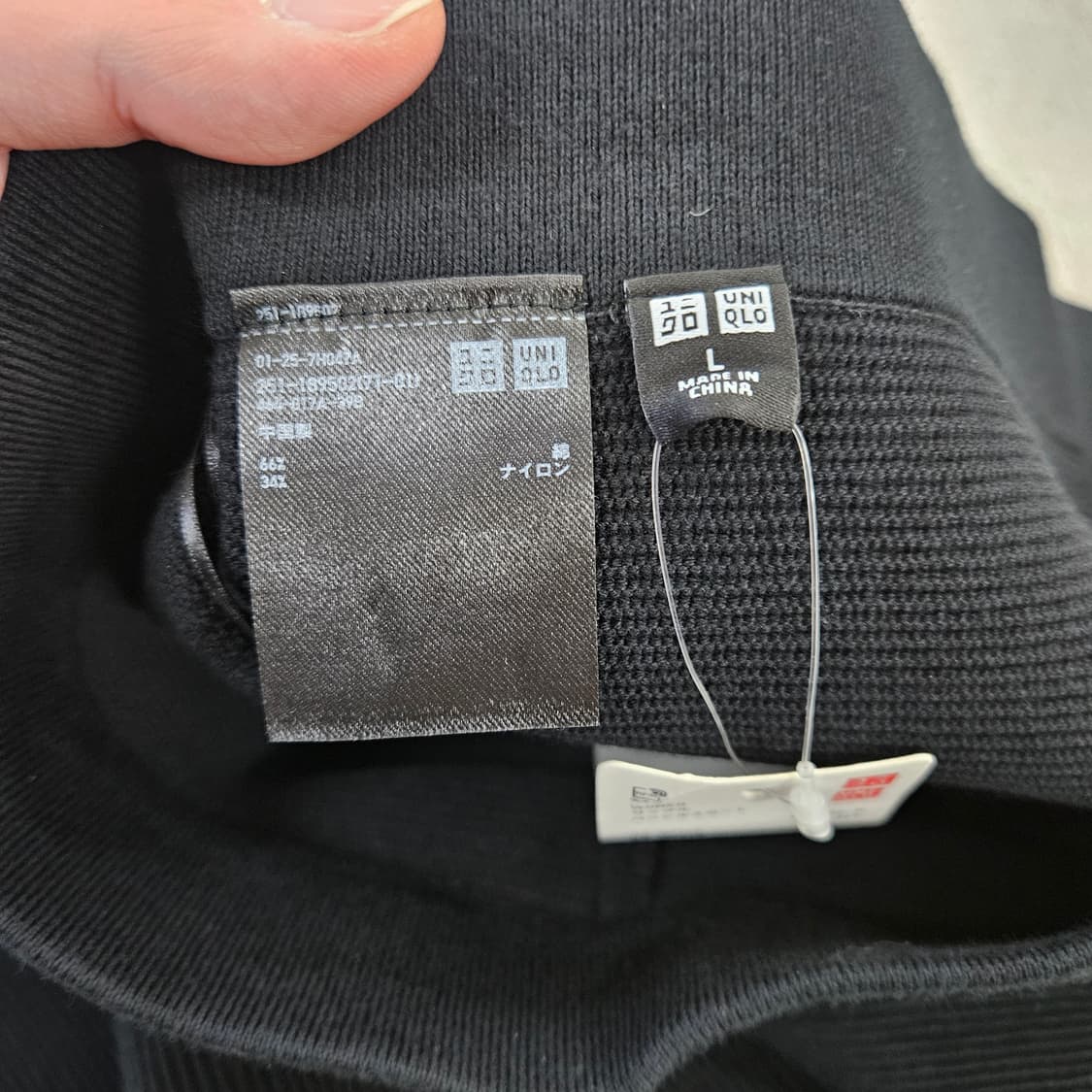 [L] 새상품 유니클로 골지 니트 펜슬미디 스커트 0114YH1 상품이미지6