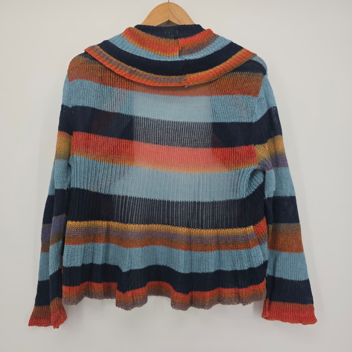 일본 빈티지 스트라이프 니트 레이어드 가디건 상품이미지8