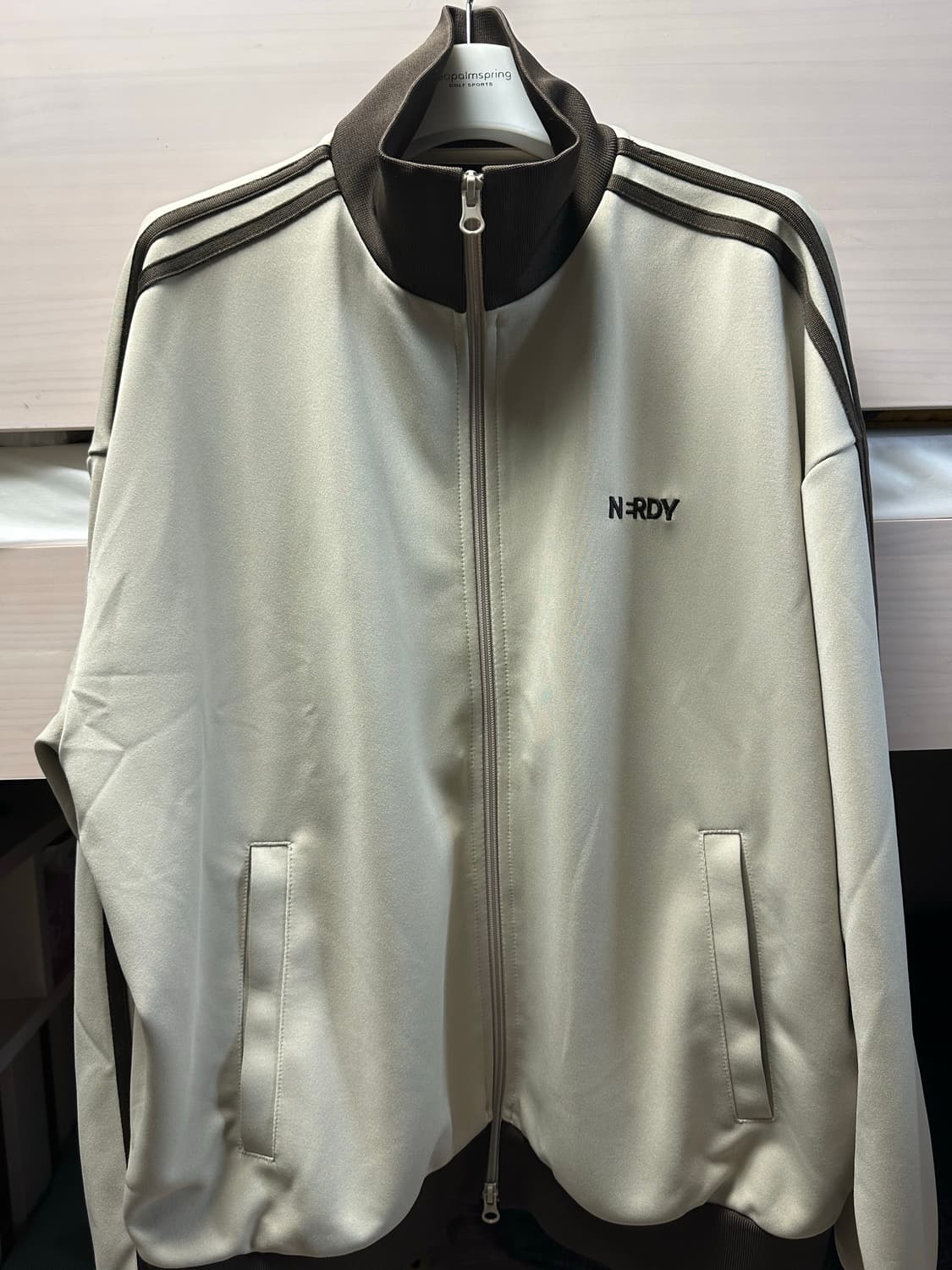 널디 클래식 트랙탑 져지 라이트베이지 M 상품이미지2