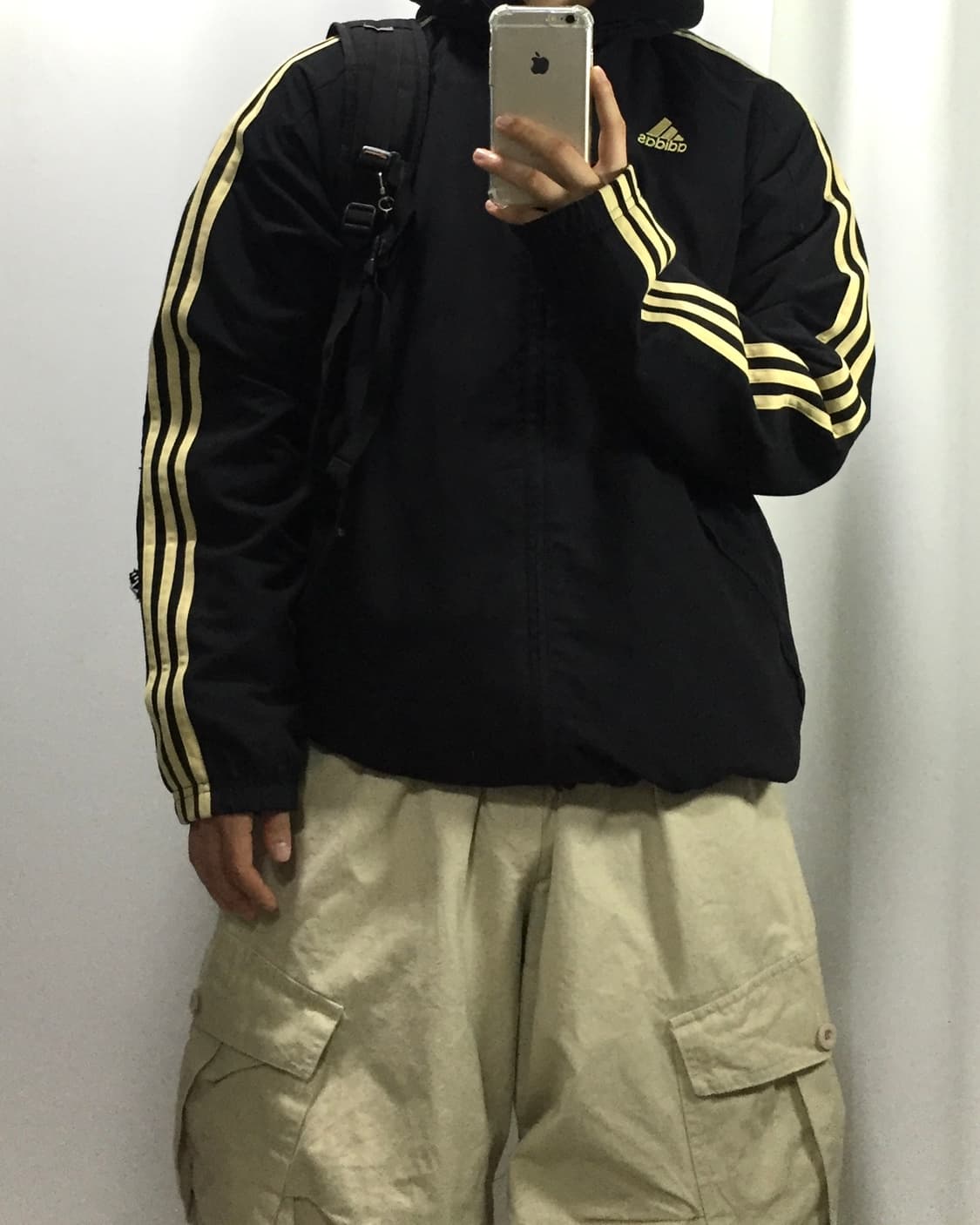 Adidas 아디다스 빅로고 삼선 올드스쿨 바람막이 상품이미지1