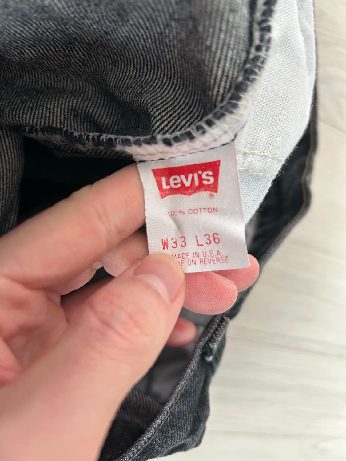 빈티지 리바이스 517 usa 90s 흑청 상품이미지4