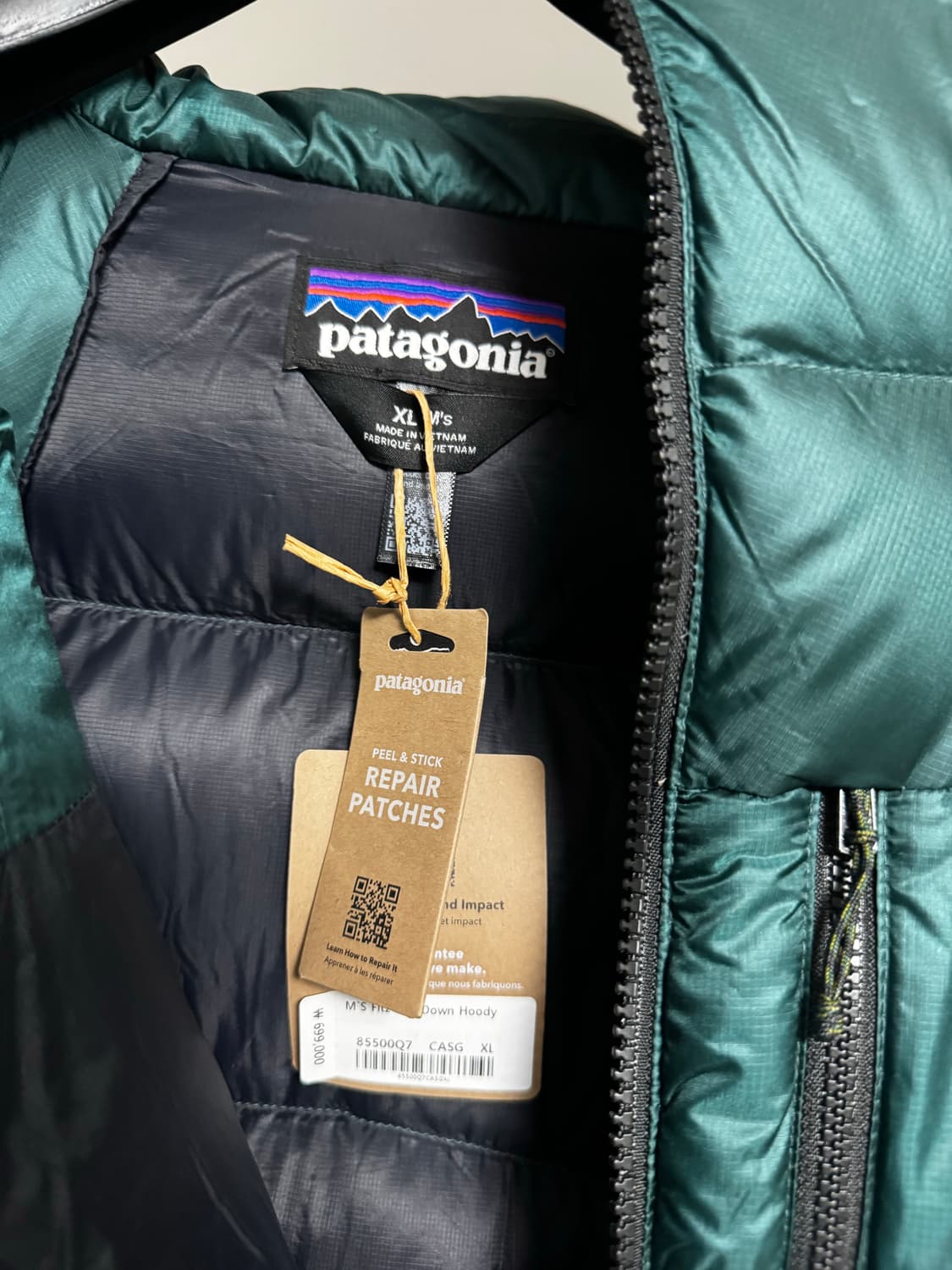 파타고니아 25fw 피츠로이 캐스캐이드 그린 xl 새제품 상품이미지3
