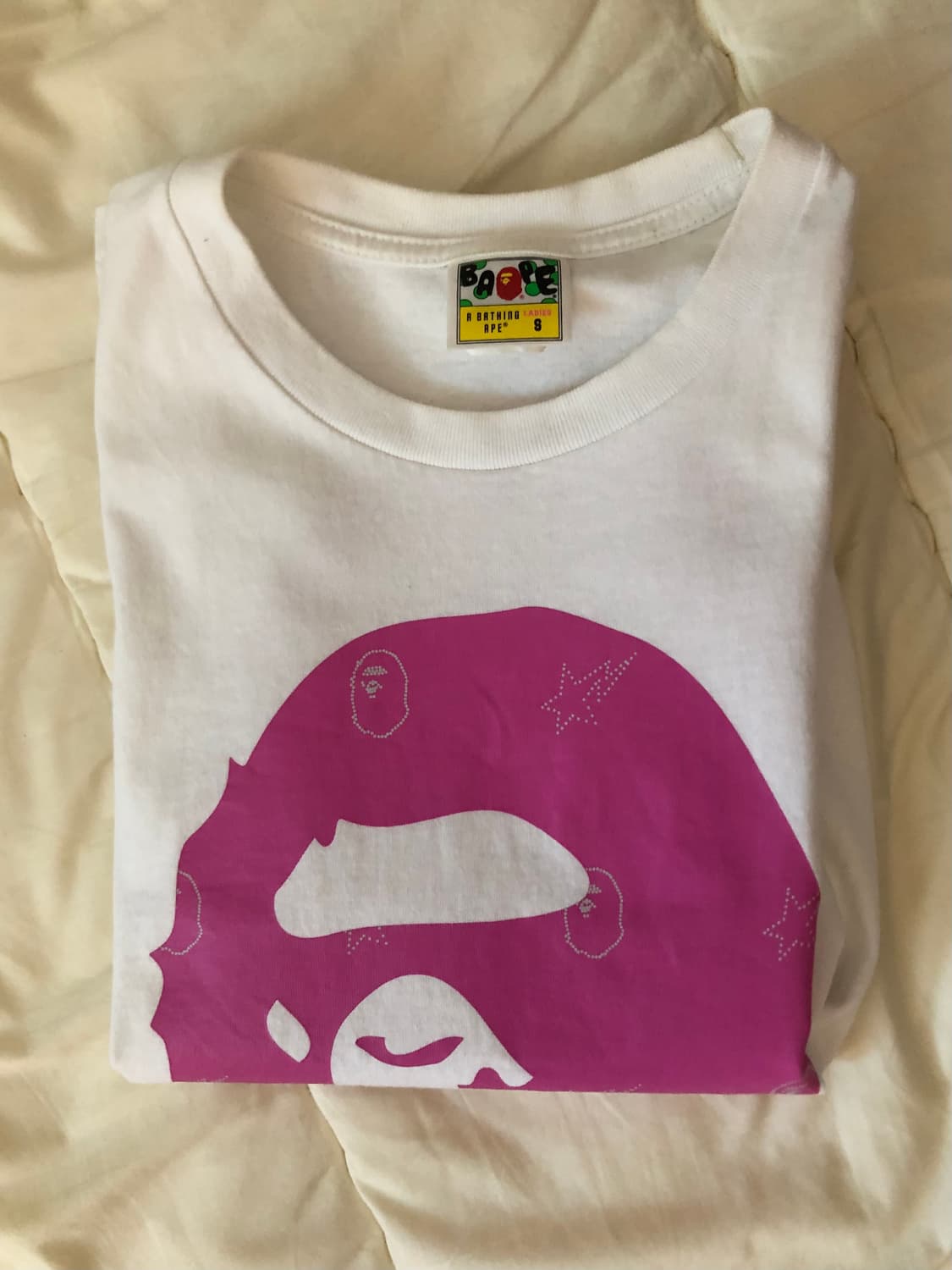 베이프 bape 반팔 핑크 상품이미지3