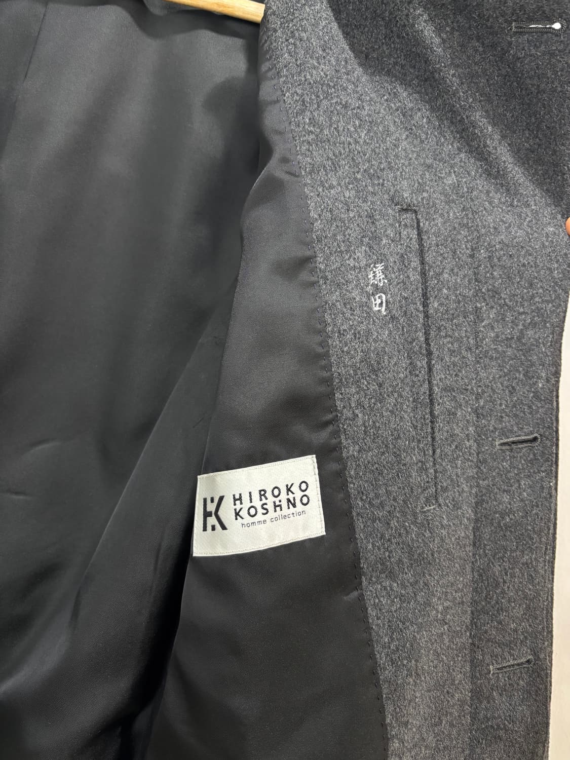 Hiroko Koshino homme 오버핏 코트 상품이미지7