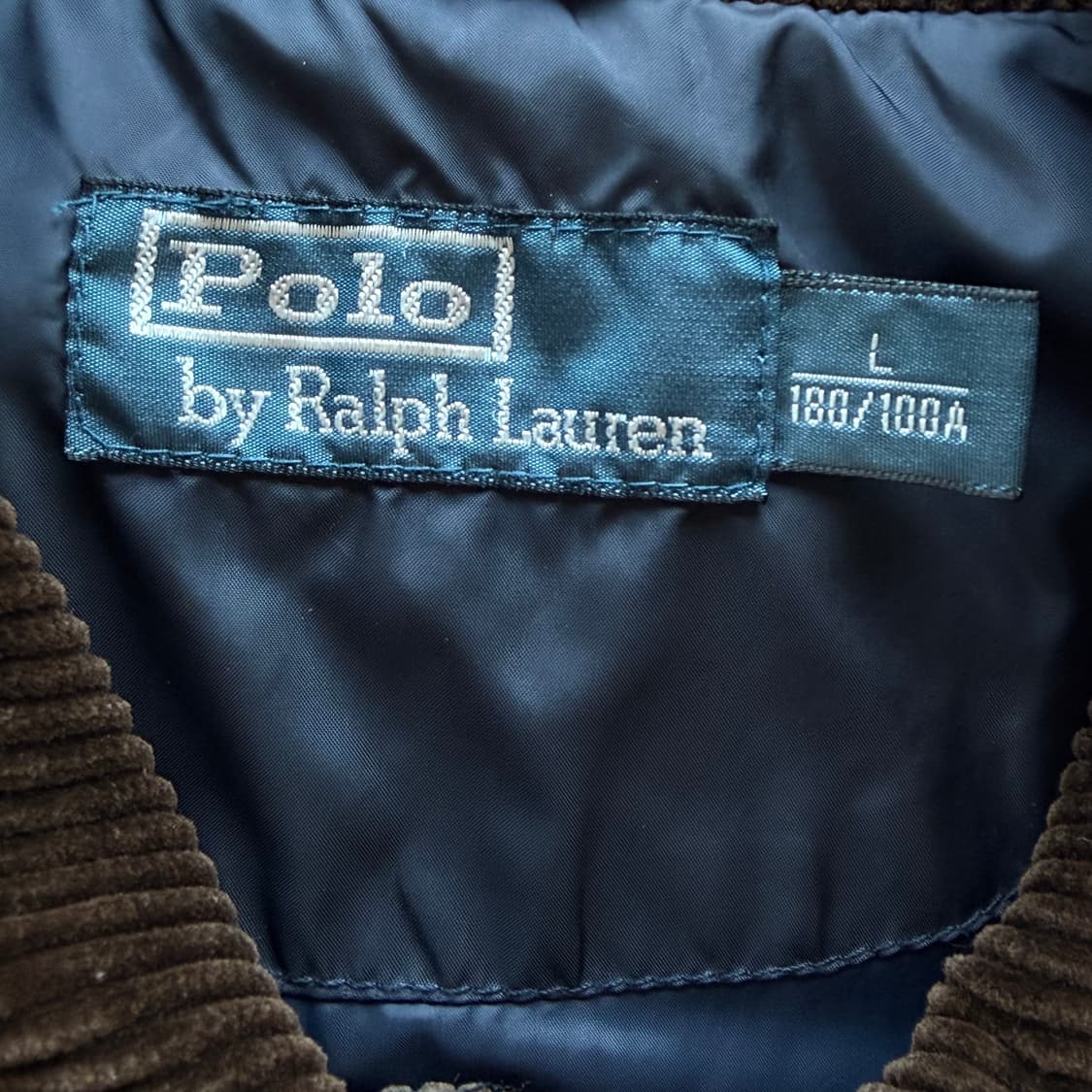 폴로 랄프로렌 카라 코듀로이 퀼팅 자켓 L 0206  상품이미지9