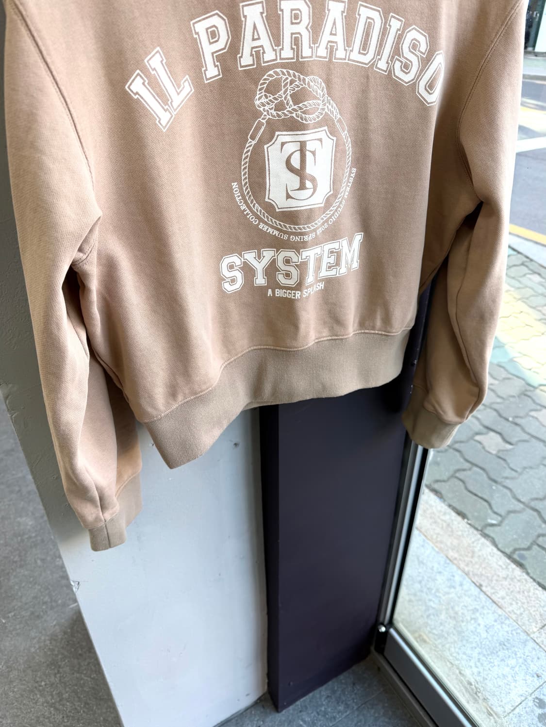 F/ 시스템 21-22FW 프린팅 로고 맨투맨 상품이미지4