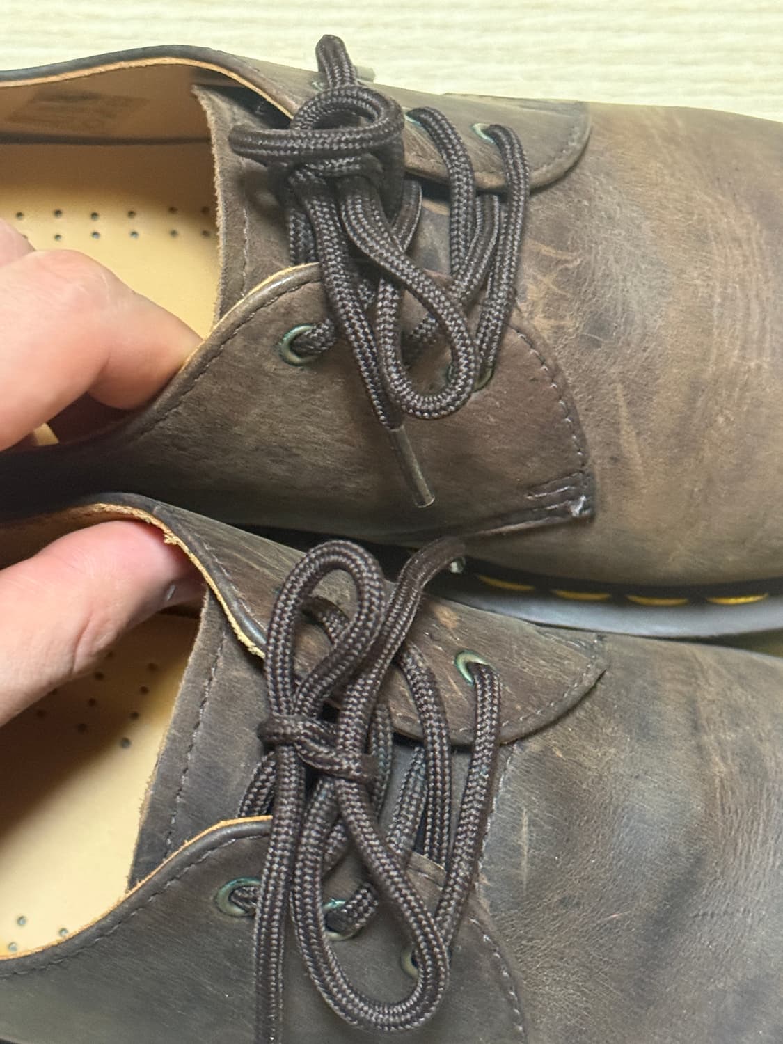 uk6,250) 닥터마틴 1461 크레이지호스 브라운 상품이미지8