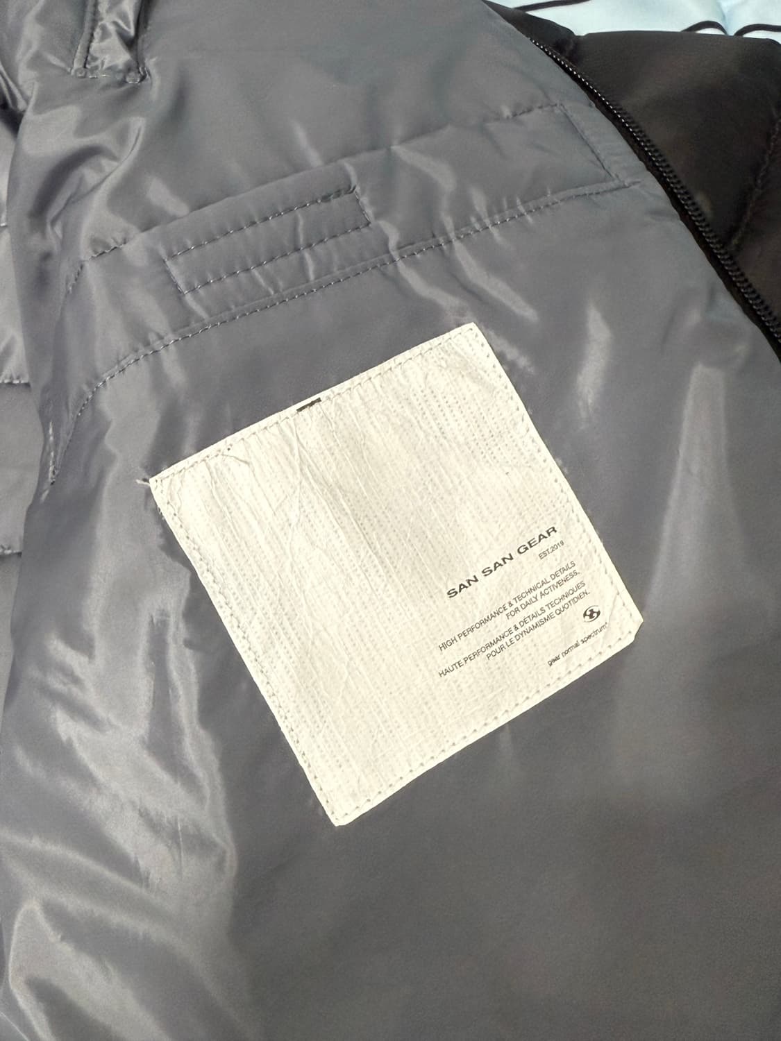 산산기어 서픽스 퍼퍼 자켓 블랙 23FW size 1 상품이미지9