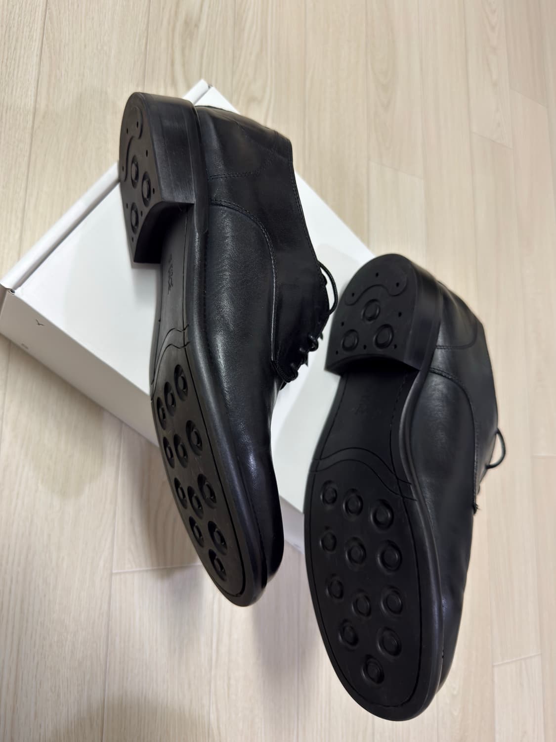 야세 홀리 홀스하이드 컴포트 더비 슈즈 블랙 275 상품이미지5