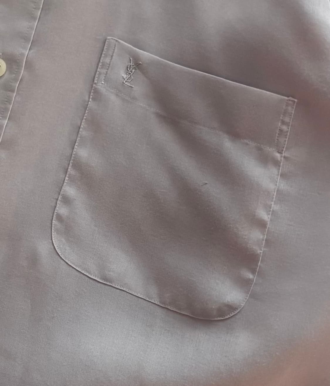 YSL 입생로랑 연보라 린넨 셔츠 상품이미지3