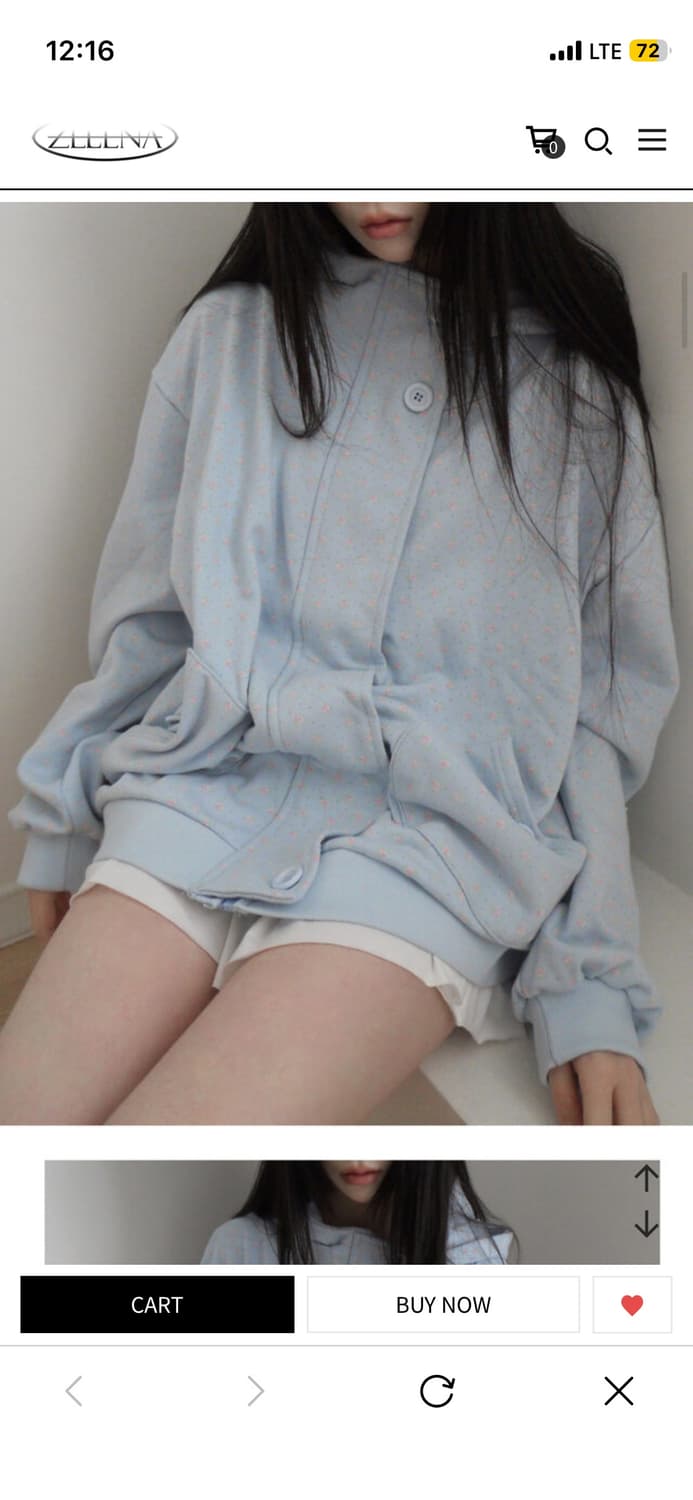 젤레나 후드집업 새것 상품이미지4