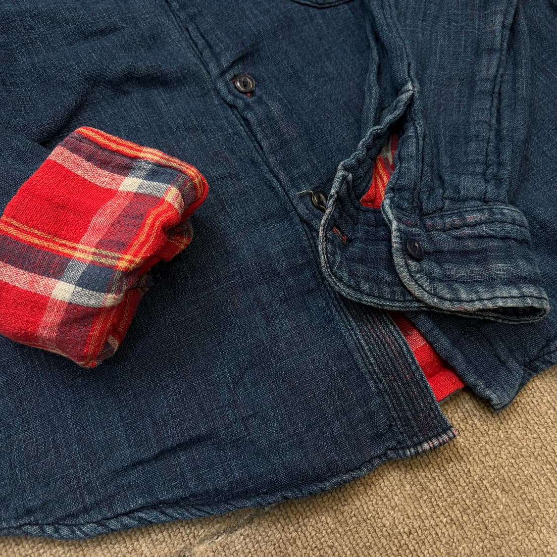 45rpm 우먼스 인디고 셔츠 1 상품이미지4